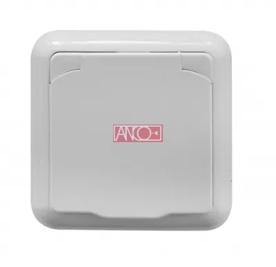 FÖLDELT DUGALJ 1-ES, SÜLLYESZTETT  PORTO , IP44, FEHÉR