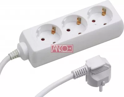 ELOSZTÓ 3-AS 5M VEZ. FEHÉR@ 3x 1,5-ES MT VEZETÉKKEL