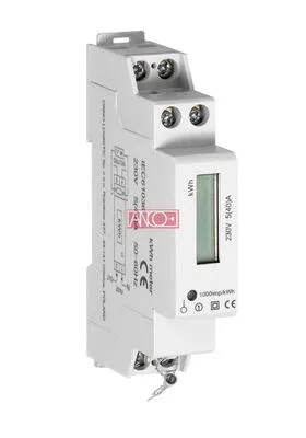 FOGYASZTÁSMÉRŐ 1F 230V LCD KIJELZ.