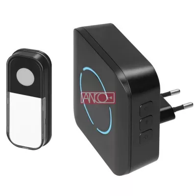 VEZETÉK NÉLKÜLI CSENGÖ 230V, 180m 36 melódia