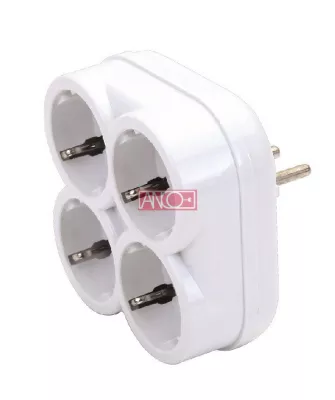 FÖLDELT 4-ES HÁLÓZATI ELOSZTÓ FEHÉR, IP20