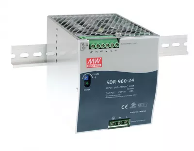 TÁPEGYSÉG SDR-960-24 960W/24V/0-40A