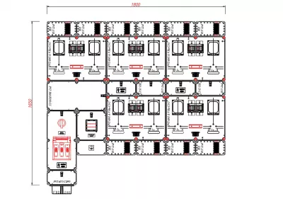 PVT CSOPORTOS MÉRŐHELY VEZETÉKEZ RAJZ SZERINT FŐKAPCSOLÓVAL