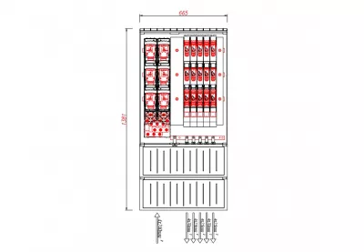 PVT-K-L egyedi szekrény (BE) 2.RAJZ 30x10 SÍNNEL