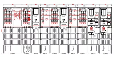 PVT-K-L egyedi áramváltós szekrény Tűzvédelmi főkapcsolóval !