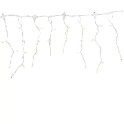 Jégcsapfügg.LED 2mx0,4m 3000K tro peak light LED 200x40cm fehér
