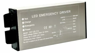 Inverter LED 3-40W 3,7V+tesztgombbal 2,4Ah 2h