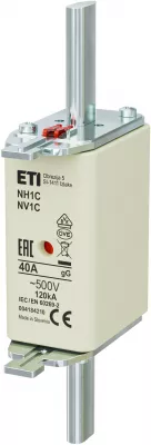 NV1 C GL-GG kombi 500V40A késes