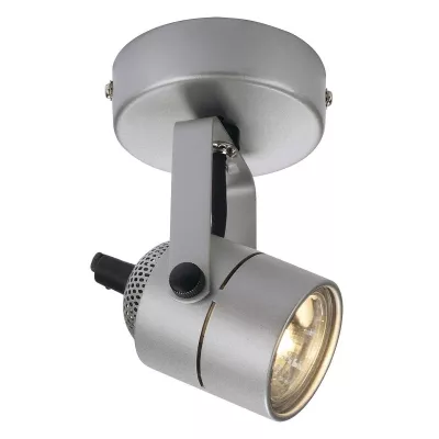 Fali spot lámpa 1*50W GU10 ezüstszür izzó nem tartozék!