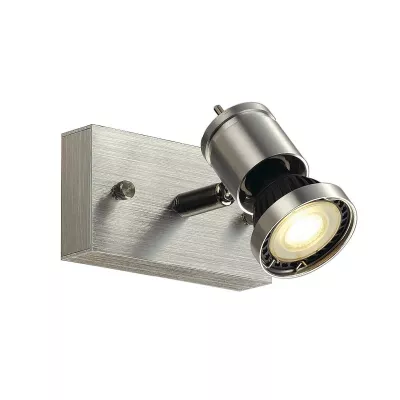 Fali spot lámpa 1*50W GU10 matt alu az izzó nem tartozék!