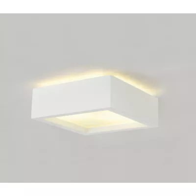 Fali lámpa 2*25W E27 gipsz fehér izzó nem tartozék