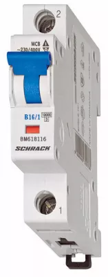 Kismegszakító 1P B 16A 6kA