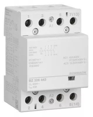 SCHRACK mágneskapcsoló 40A/4záró/230V