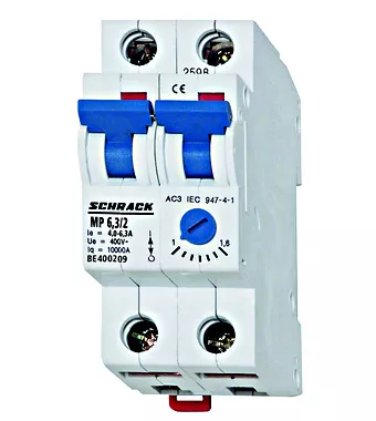 MOTORVÉDŐ 4-6,3A 2P-