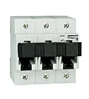 SCHRACK TYTAN BIZT.KAPCS. 3P DO2/35A BETÉTTARTÓ NÉLKÜL