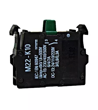 SCHRACK ÉRINTKEZŐ ELEM ZÁRÓ M22-K10