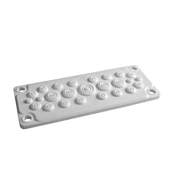 KÁBELBEVEZETŐ MŰANY. 25csatl. IP55