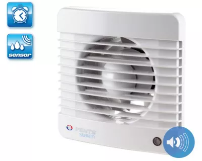 Ventilátor alap+idő+pára 100mm vents alacsony zajszintű