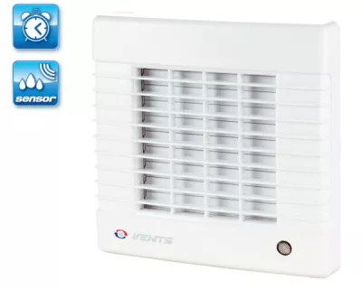Ventilátor aut.zsalu+idő+páraérz.125mm