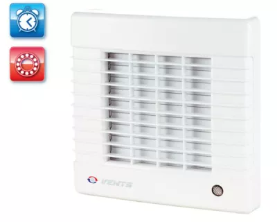 Ventilátor aut.zsalu+idő.125mm