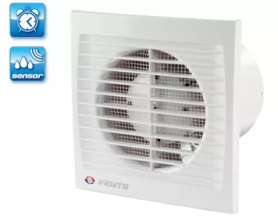 Ventilátor alap+idő+páraérz.150mm vents