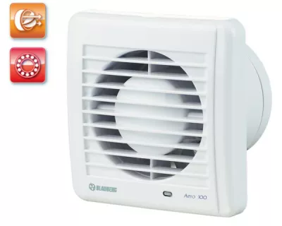 Ventilátor blauberg 100mm aero visszacsapó szeleppel