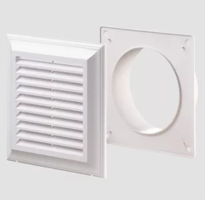 VENTIL RÁCS 185x185/D125 FIX +SZHÁLÓ 4665