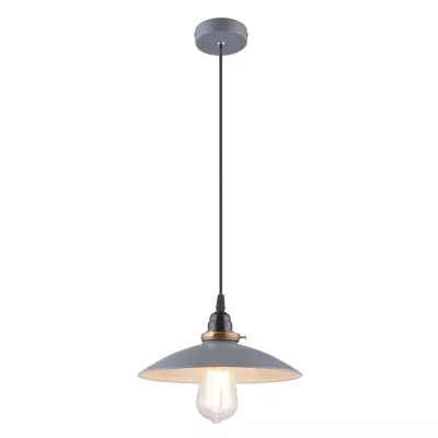 metál szürke búra, D:257, H:1200, Foglalat típusa:1xE27 60W 230V