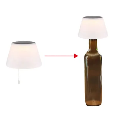 Szolár lámpa fehér 3,7V IP44