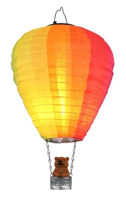 Szolár hőlégballon ezüstszínű IP44