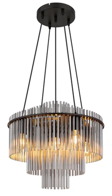 GORLEY függ, füstszín, 5xE27 50cm