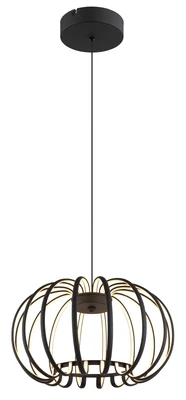 RIBBON függ. fekete LED 2680 lm,