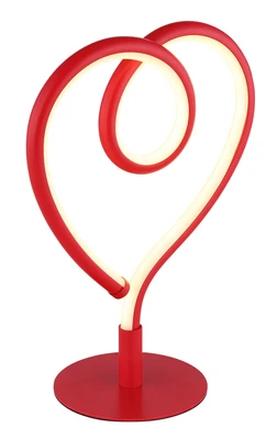 AMORE LED asztali lámpa piros