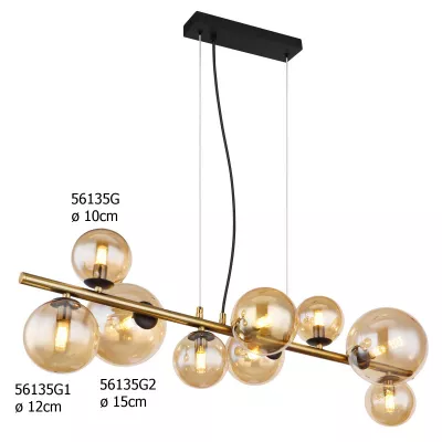 BURA GLOBO 56135 lámpához 100MM