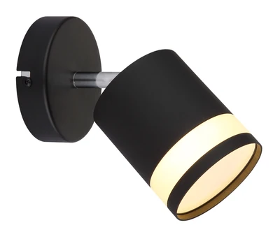 LUCERO fekete matt spot 1xGX53 LED