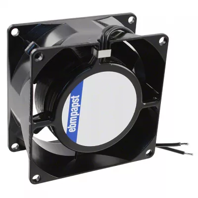 VENTIL AXIÁL, 230V, 50m3/h; 30dBA 8550N, 80x80x38mm