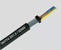 (N)YYÖ-J 7x 1,5 0,6/1kV, FEKETE petrol station kábel