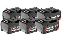 METABO Akku szett 6x5,2 Ah Li-Power@ 18V