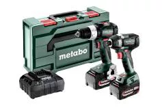 METABO COMBO AKKUS FÚRÓ SZETT 2.8.4@ BS18 LT BL+SSD18 LT 200 BL+METABOX