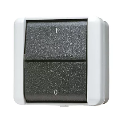 JUNG 102 kapcs.fk. 802W IP44 szürke