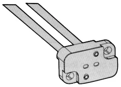 Halogén foglalat 217-2 gy6,35 bli