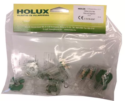 Fénycsőfoglalat 3254-13/S-TR G13 átlátszó,bepattintható 10db/csomag