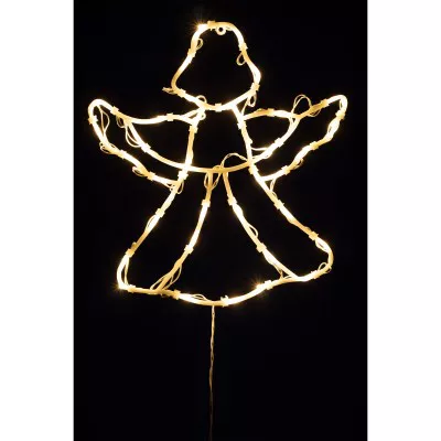 XMAS LEDES ABLAKDÍSZ ANGYAL MELEGF@