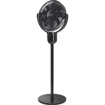 ÁLLÓVENTILÁTOR 40cm 25W FEKETE LED KIJEZLŐ