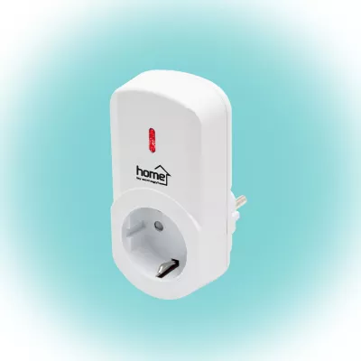 Távirányítható dugalj 1000W fehér hatótávolság:40m LED visszajelző