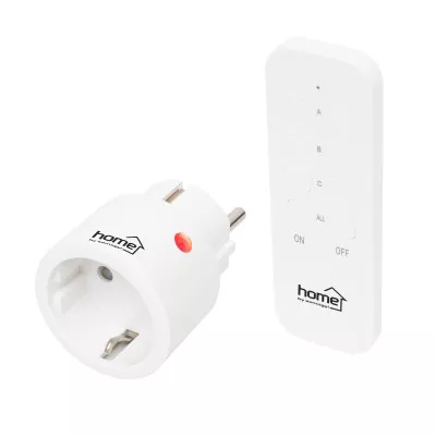 TÁVIRÁNYÍTHATÓ DUGALJ 2300W FEHÉR HATÓTÁVOLSÁG:40M LED VISSZAJELZŐ