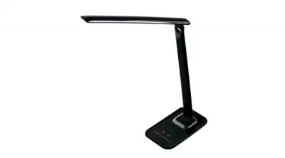 LED asztali lámpa 12W fekete@ 5000K 1,2A 220-240V 840lm