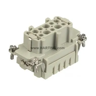 HARTING csatl.betét han10E-apa 10P.
