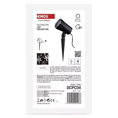 KARI LED PROJECTOR HÓPIHE FEHÉR