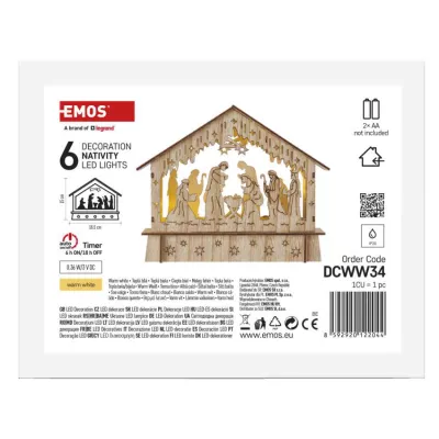 KARI BETLEHEM 18,5x15 6LED IDŐZ MF